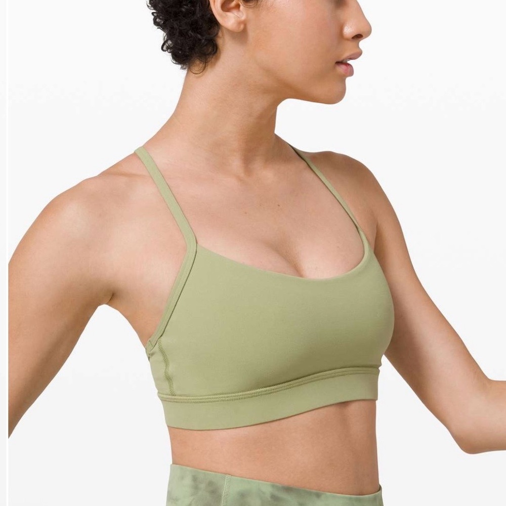 Lululemon Athletica Sage Green Sports Bra